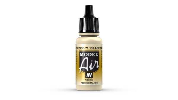 Vallejo – 71.132 Model Air Paint 17ml – Aged White