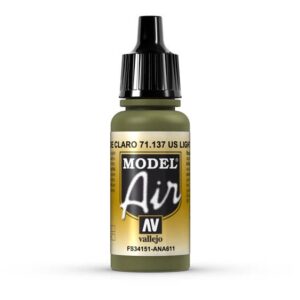 Vallejo – 71.137 Model Air Paint 17ml – US Light Green