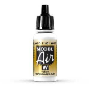 Vallejo – 71.001 Model Air Acrylic Paint 17ml – White
