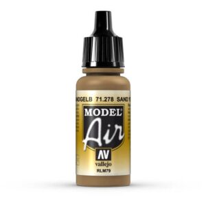 Vallejo – 71.278 Model Air Paint 17ml – Sand Yellow RLM79