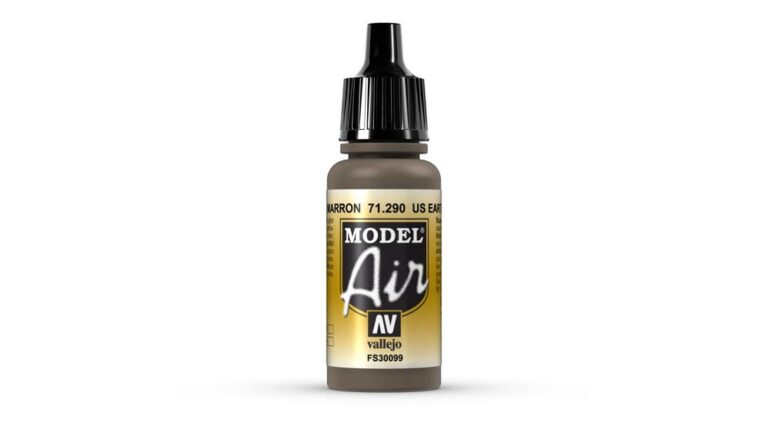 Vallejo - 71.290 Model Air Paint 17ml - US Earth Brown