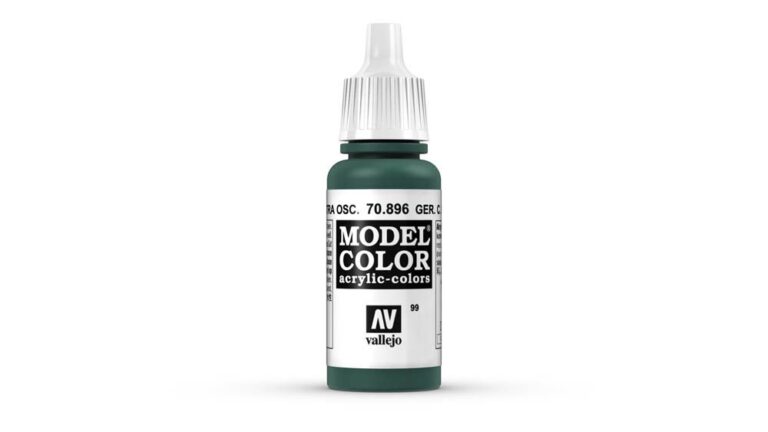 Vallejo Color Paint 17ml German Camouflage Extra Dark Green