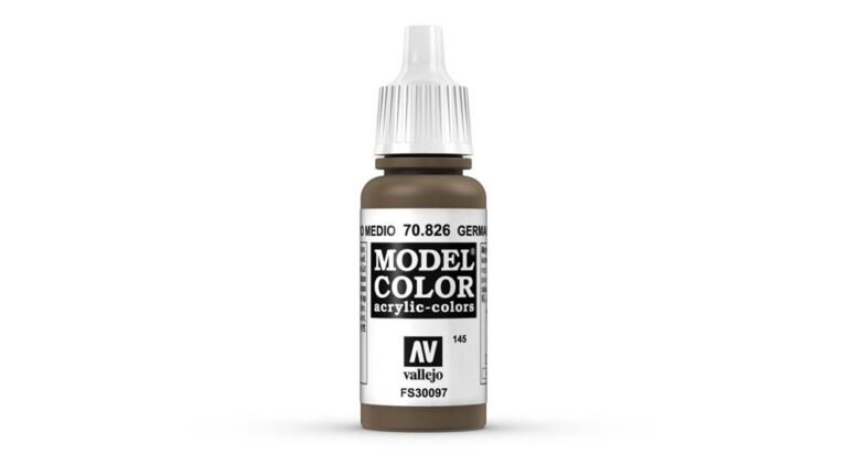 Vallejo Color Paint 17ml - German Camouflage Medium Brown
