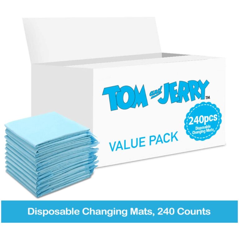 Tom & Jerry - Disposable Changing Mats, 240 Counts - White