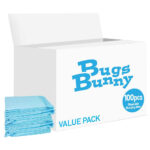Bugs Bunny Disposable Changing Mats Value Pack – 100 Piece