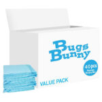 Bugs Bunny Disposable Changing Mats Value Pack – 40 Piece
