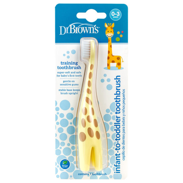 Dr. Browns – Infant To Toddler Tooth Brush Giraffe 1 Pack