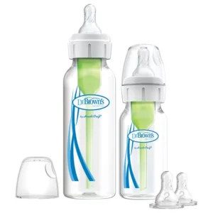 Dr. Browns – Pp Narrow Options And Sampler Kit 1 X 120 Ml And 1 X 250 Ml Bottles 2 X L 2 Nipples 1 X Cleaning Brush