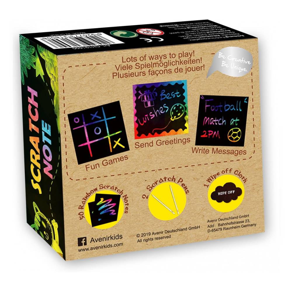 Avenir - Scratch Note 50 scratch cards