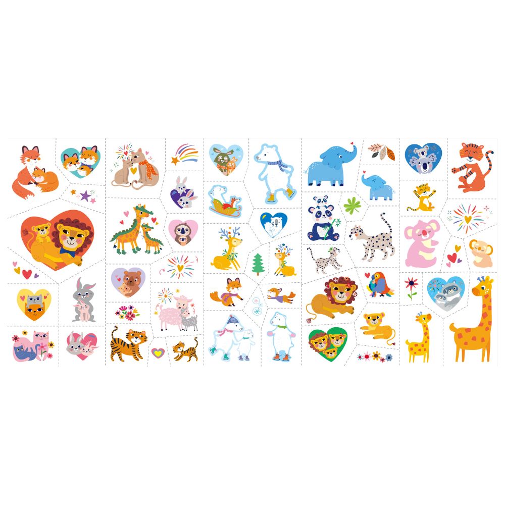 Avenir - Face Stickers and Tattoos - Animal Multicolour