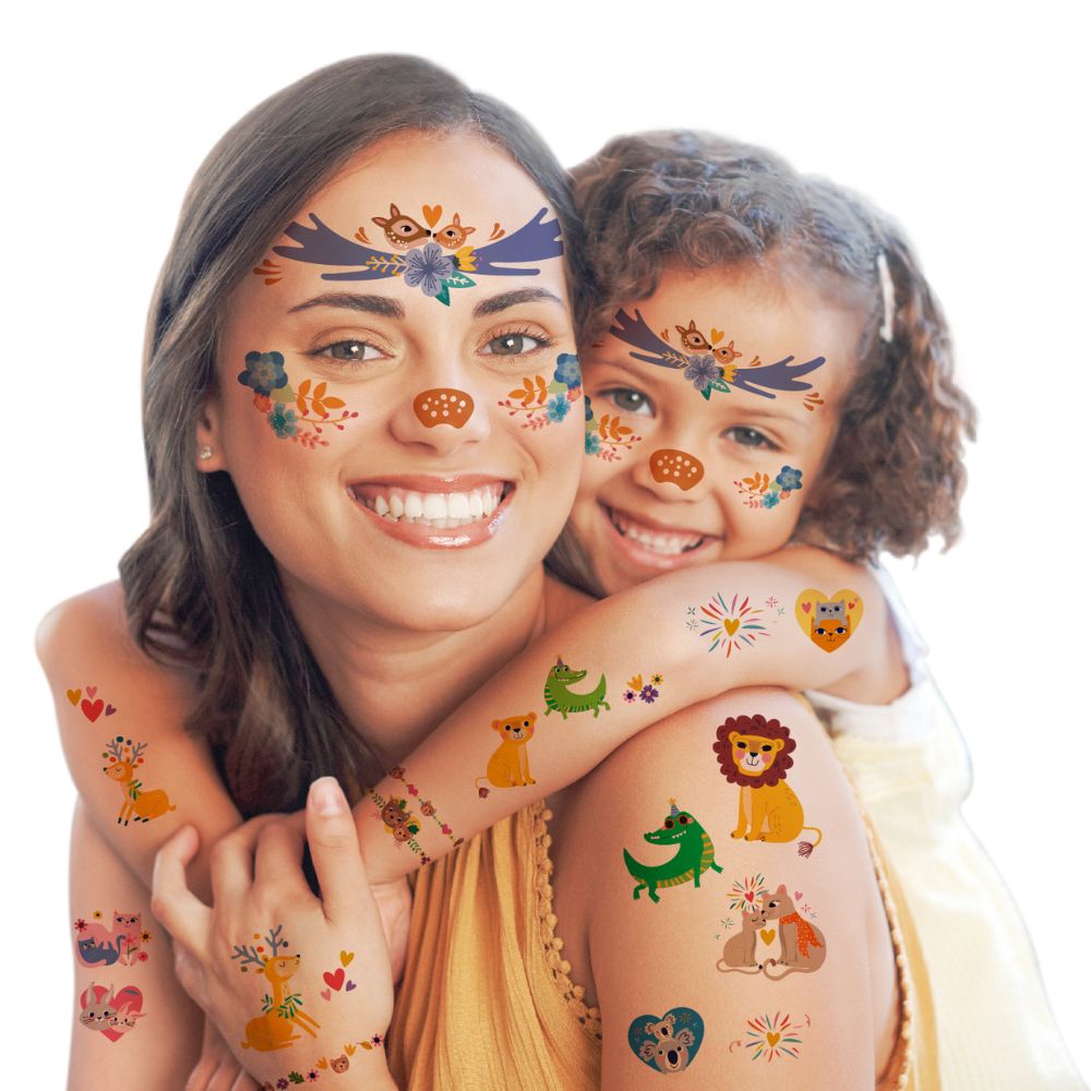Avenir – Face Stickers and Tattoos – Animal Multicolour