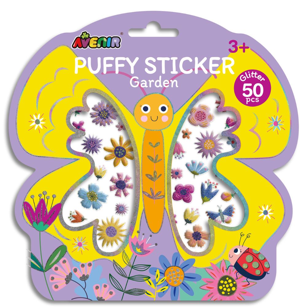 Avenir - Puffy Sticker  Garden  Multicolor