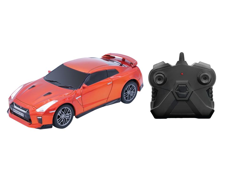 D-power 1:32 Scale GT-R Street Version Remote Control Car – Orange