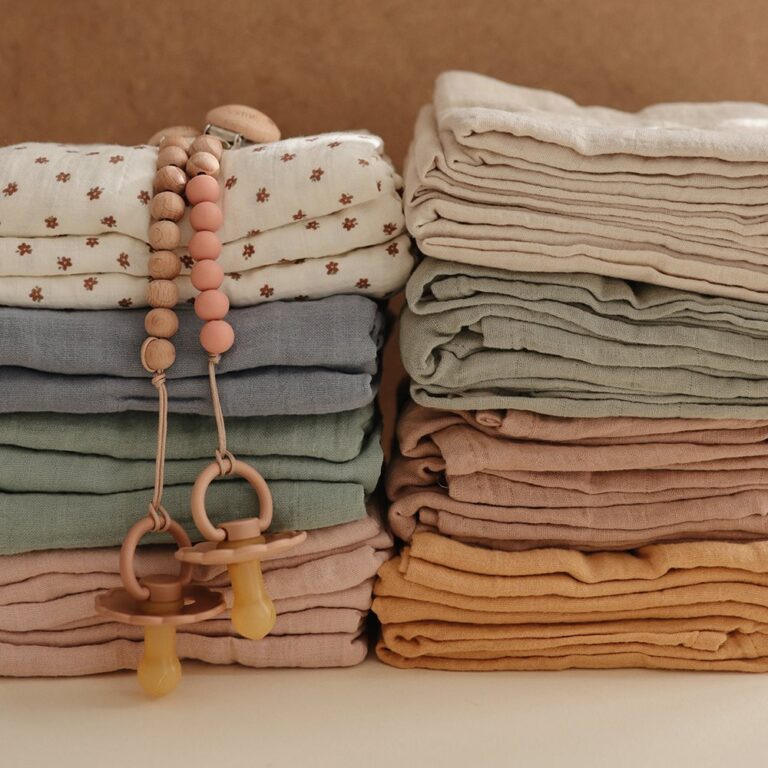 Mushie - Muslin Cloth 3-pack Rainbow