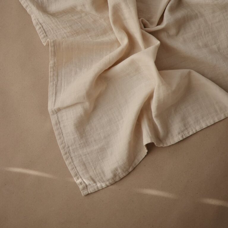 Mushie - Muslin Cloth 3-pack Fog