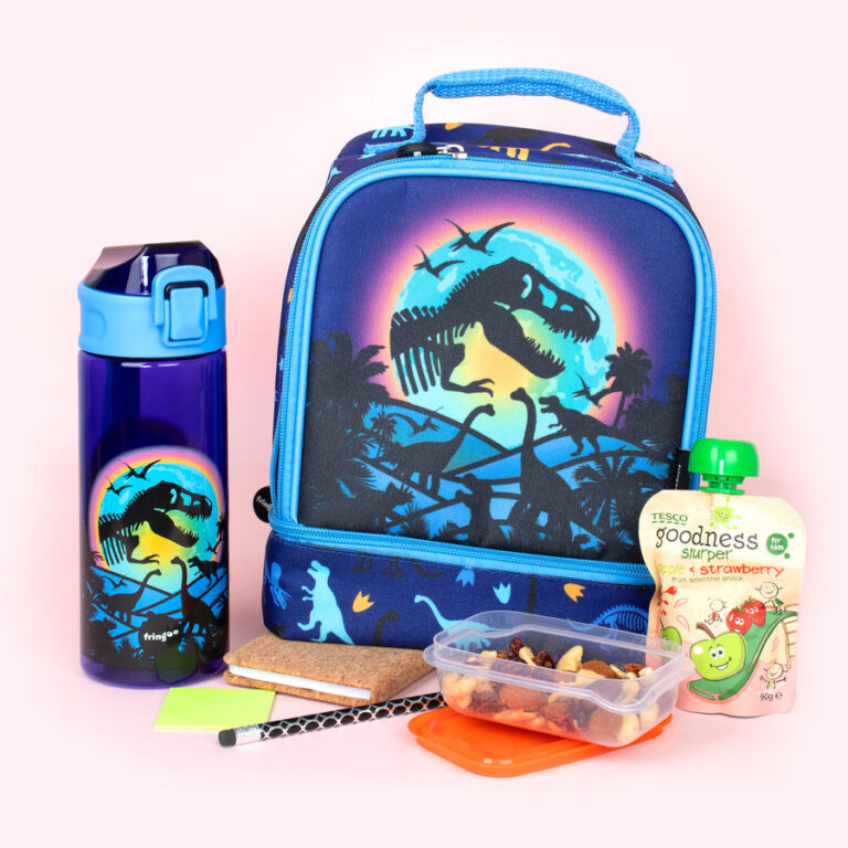 Fringoo -Flip Top Bottle - Dinosaur Moon