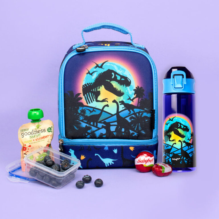 Fringoo -Flip Top Bottle - Dinosaur Moon