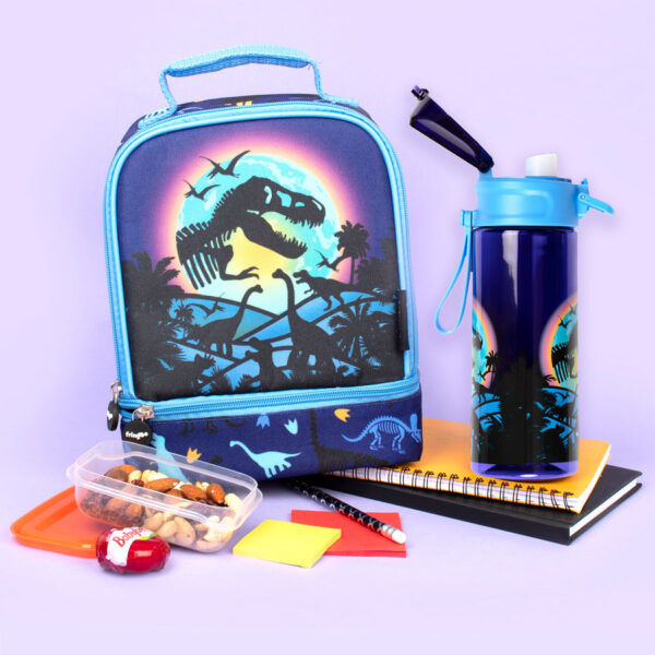 Fringoo -Flip Top Bottle – Dinosaur Moon
