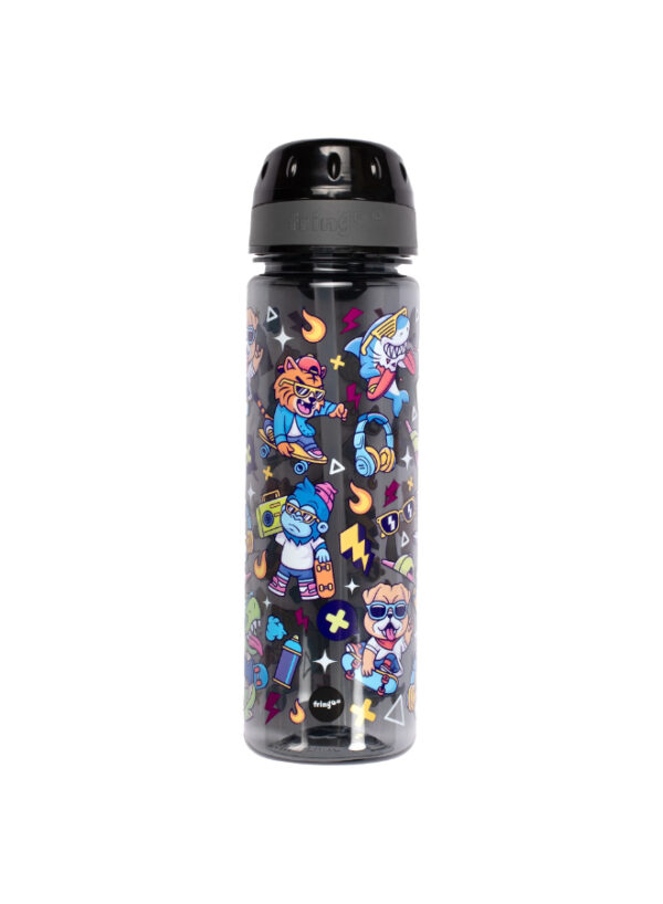 Fringoo – Straw Bottle 650ml – Cool Dude