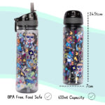 Fringoo – Straw Bottle 650ml – Cool Dude