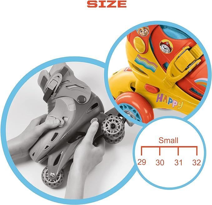 MONDO ROLLER PAWPATROL TRI INLINE SKATES