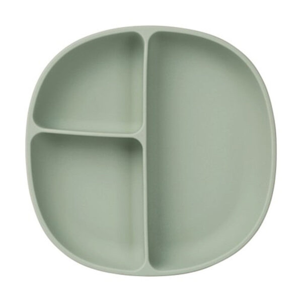 B. Box Silicone Plate With Lid – Sage