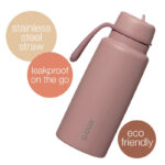 B. Box 1L Insulated Flip Top Bottle Berry Smoothie