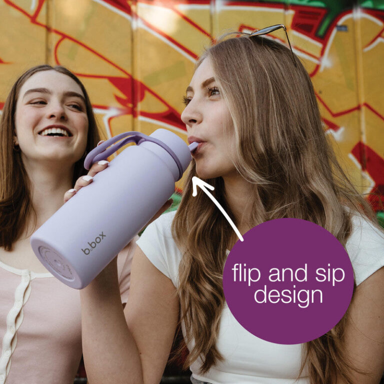 B. Box 1L Insulated Flip Top Bottle Berry Smoothie