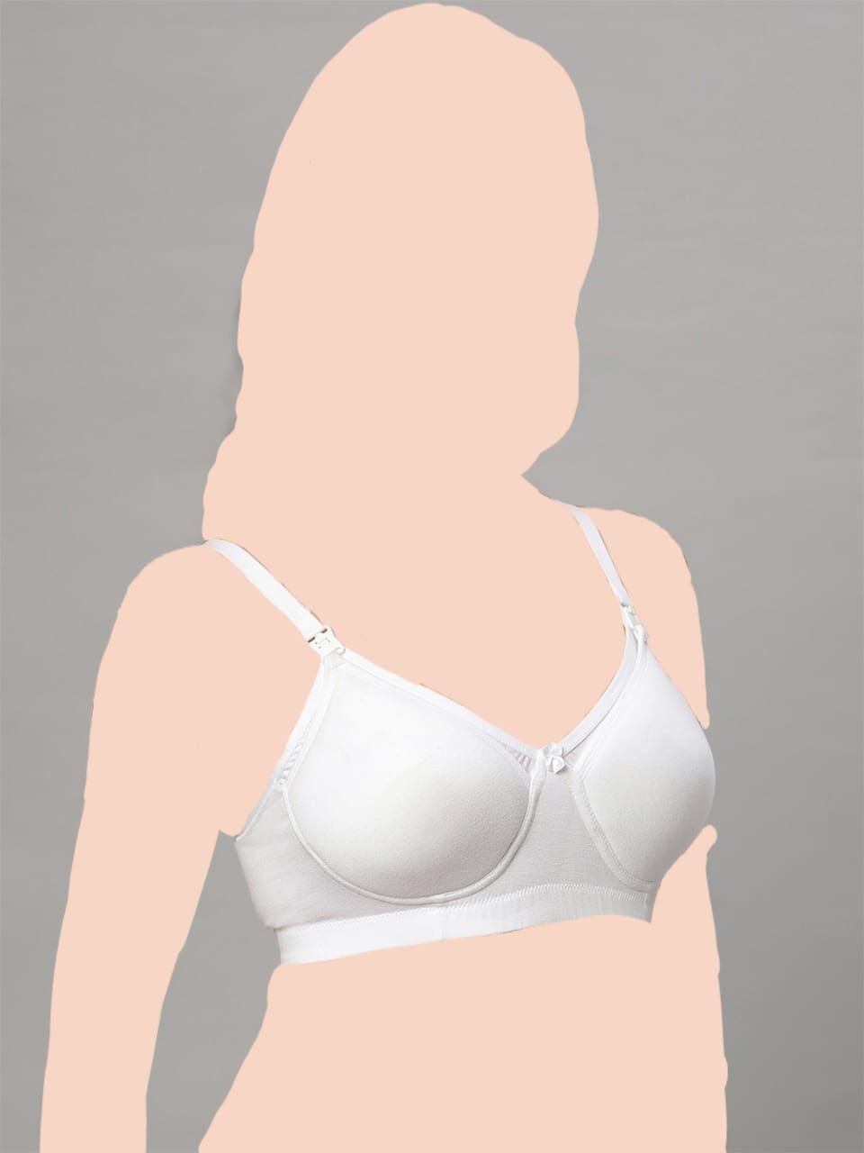 Tummy - Maternity Nursing Light Padded Bra - White_L-XL