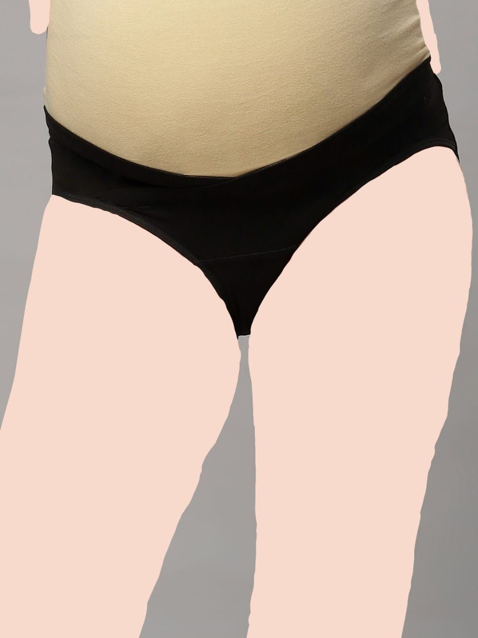 Tummy - Bamboo Cotton Reusable Period Panty - 1 Pc - Black_L