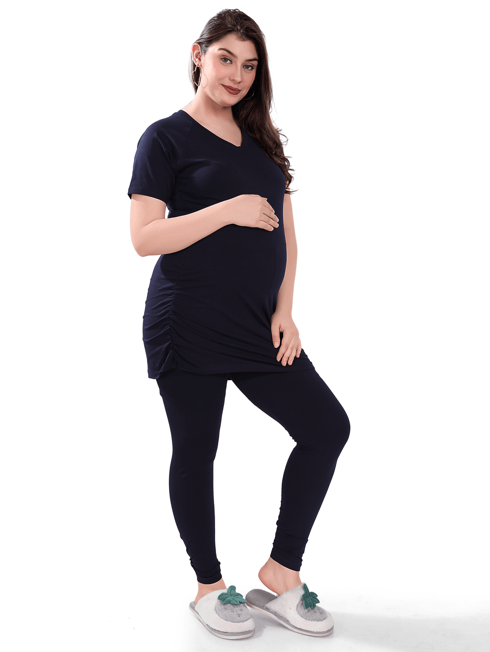Tummy - Maternity T-Shirt - Blue_L