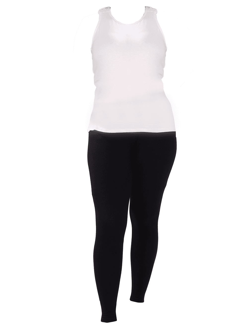Tummy – Maternity And Nursing Tank Top – White_L