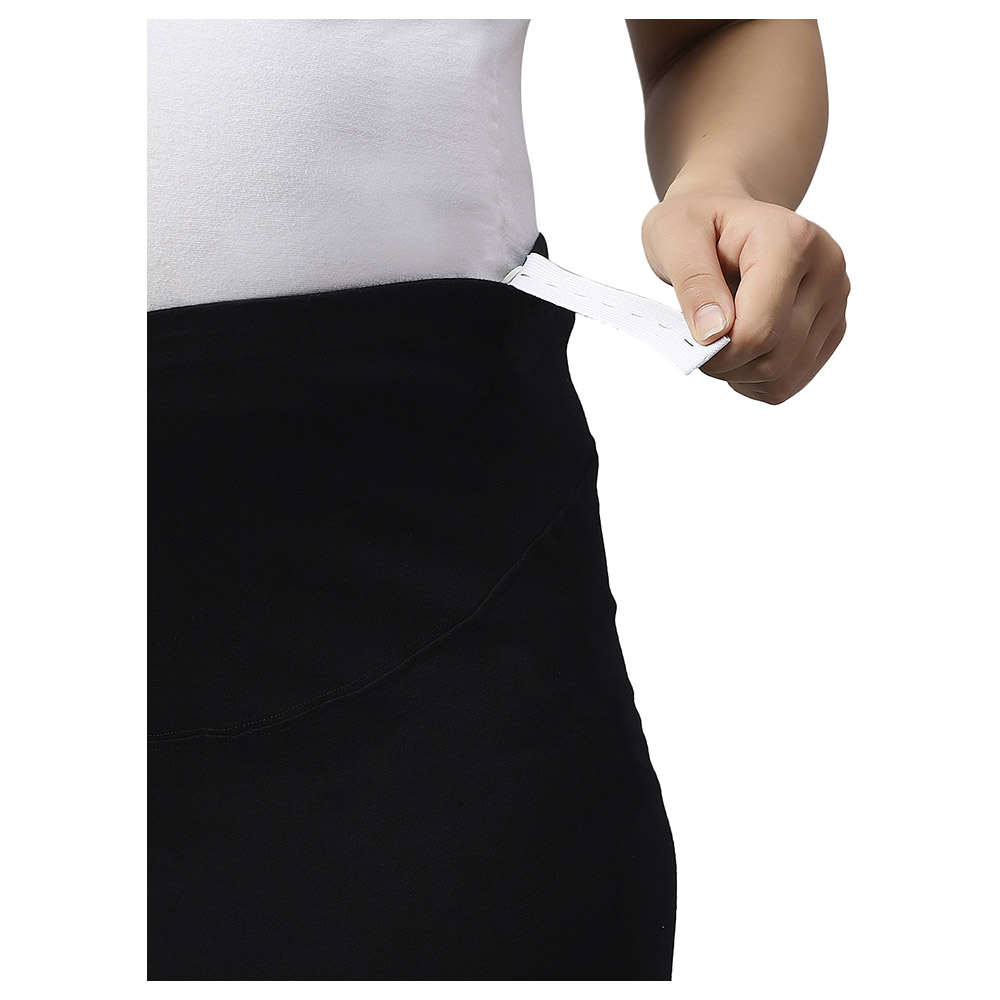 Tummy - Maternity Basic Active Wear Leggings - Black_2XL