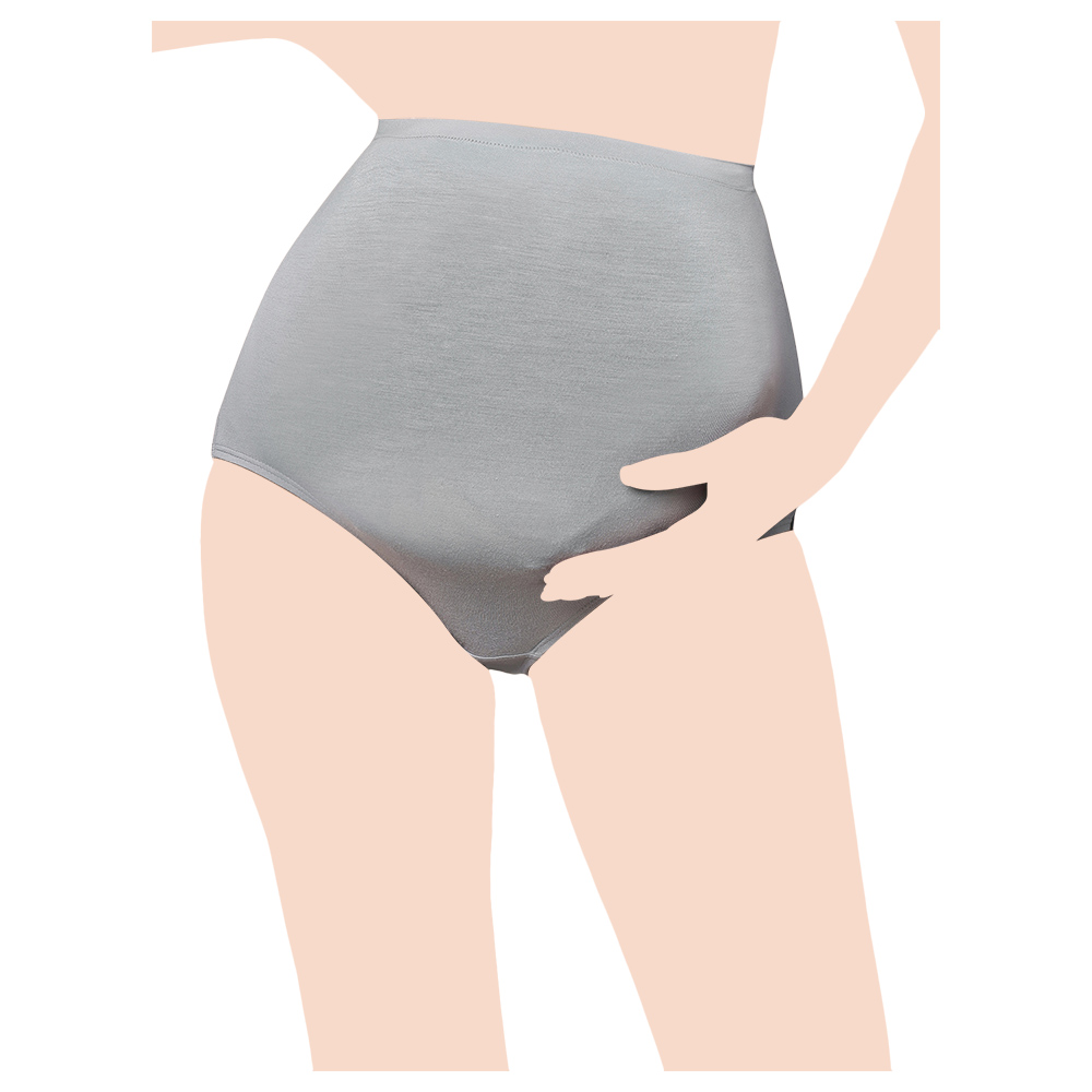 Tummy - Women High Waist Maternity Panty - Grey_XL-2XL