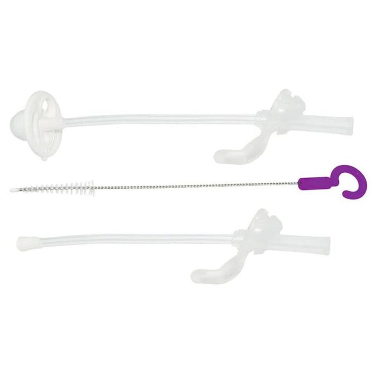 B. Box New Sippy Cup Replacement Straw & Cleaning Set 