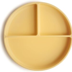 Mushie – Silicone Plate Pale Daffodil