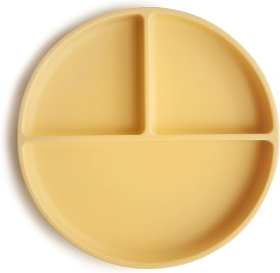 Mushie - Silicone Plate Pale Daffodil