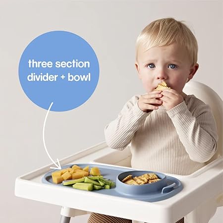 B. Box Roll + Go Mealtime Mat - Lullaby Blue