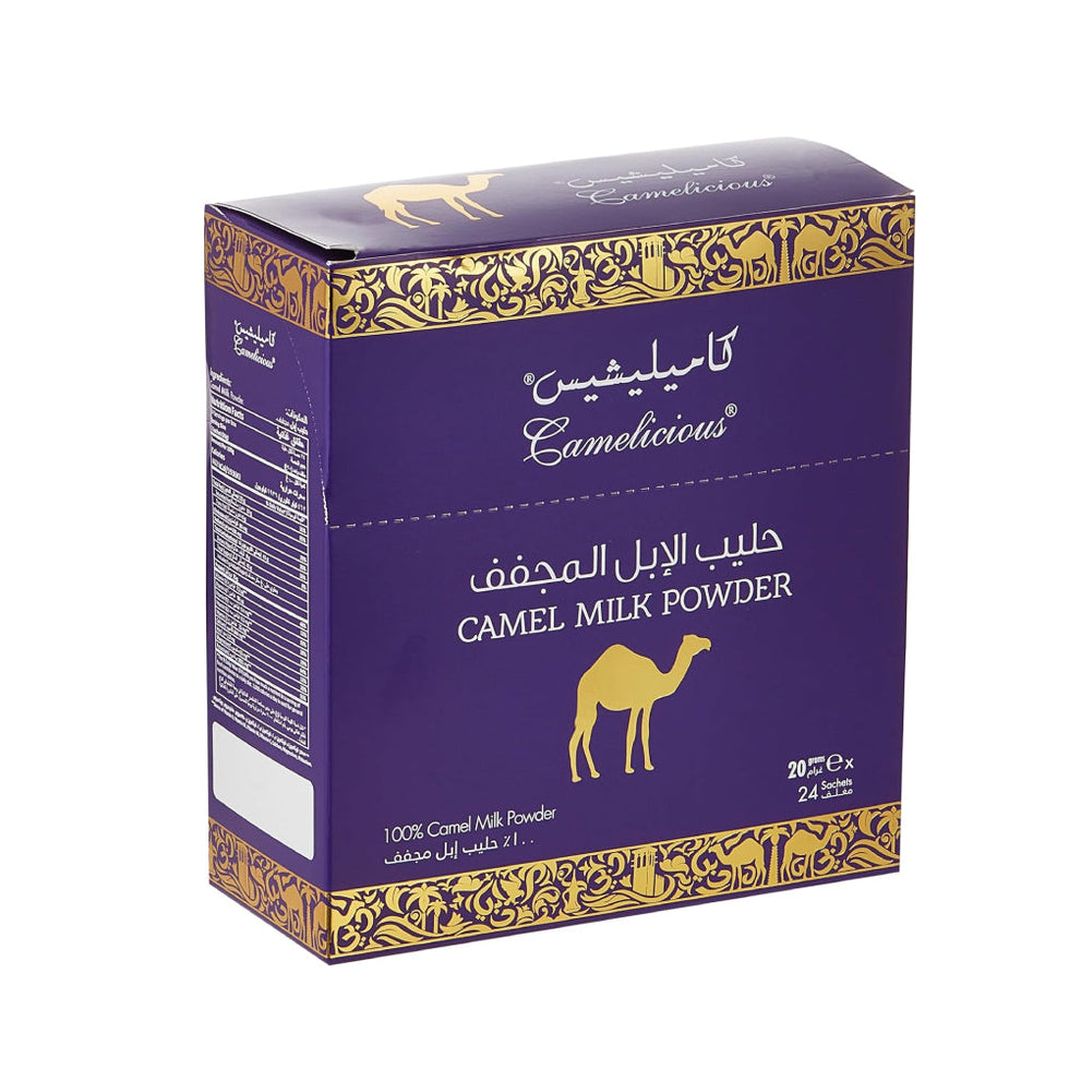 Camelicious Camel milk Full Cream powder 24x20g