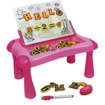 UKR – Magnetic Sketchpad Desk Pink – Pink