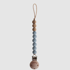 Mushie – Silicone Pacifier Clip Hera – Sage