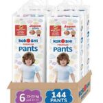 Kit & Kin – Pull Up Diapers Size 4 9-15kg 132pcs Pack Of 6