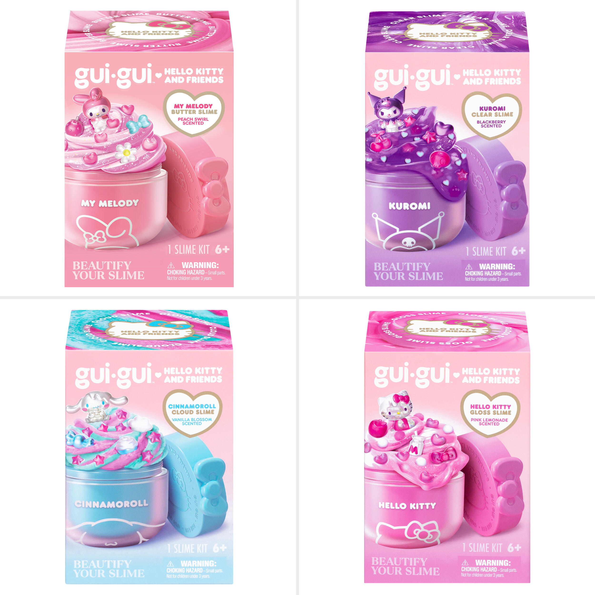 guigui slime h.kity&friends single pack, Assorted 1 Piece