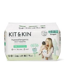 Kit & Kin – Eco Diapers Size 2 – 160 Count (4×40)