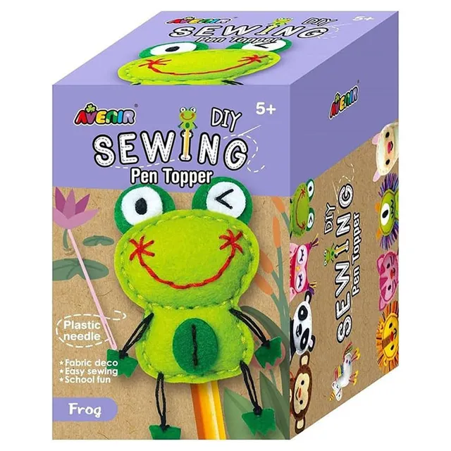 Avenir - Sewing Pen Topper - Frog | DIY Pen Topper Friend Sewing Kit