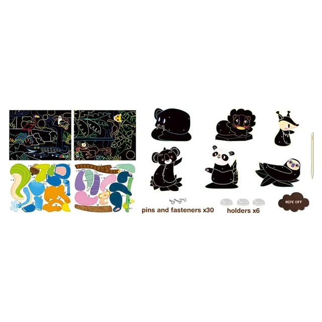 Avenir – Scratch ‘n’ Catch – Jungle Animals