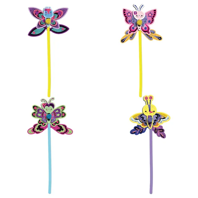 Avenir - Scratch Bouquet Kit – Butterfly | DIY Personalized Art Flowers for Kids