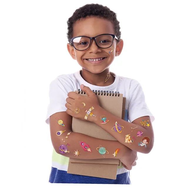 Avenir – Tattoo Sticker – Space | 53pc Set of Temporary Tattoos