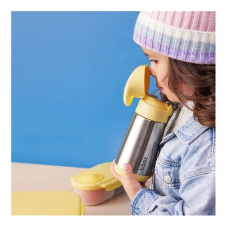 B. Box Insulated Drink Bottle - Lemon Twist - 350mL