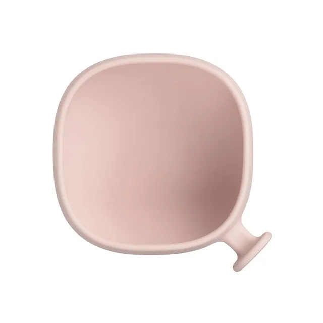 B. Box Silicone Bowl With Lid - Blush